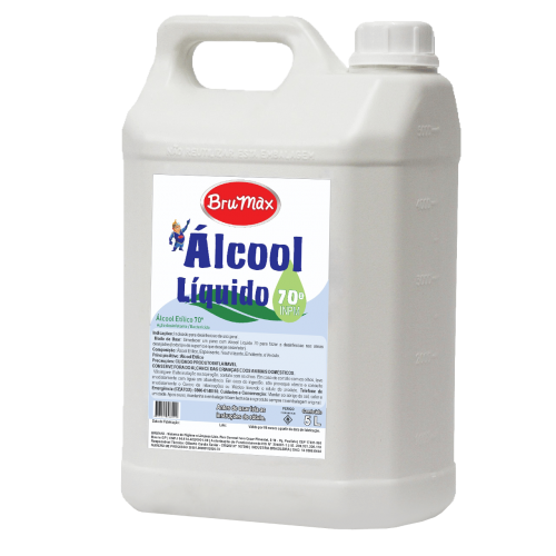 Álcool Líquido 70º Asséptico 5L