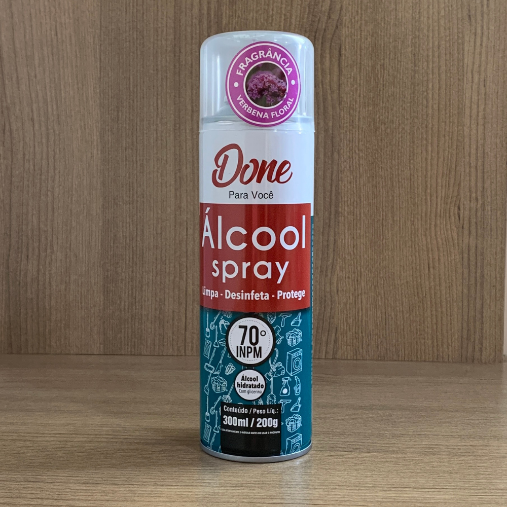 Álcool Spray com Fragrância Done - 300ml