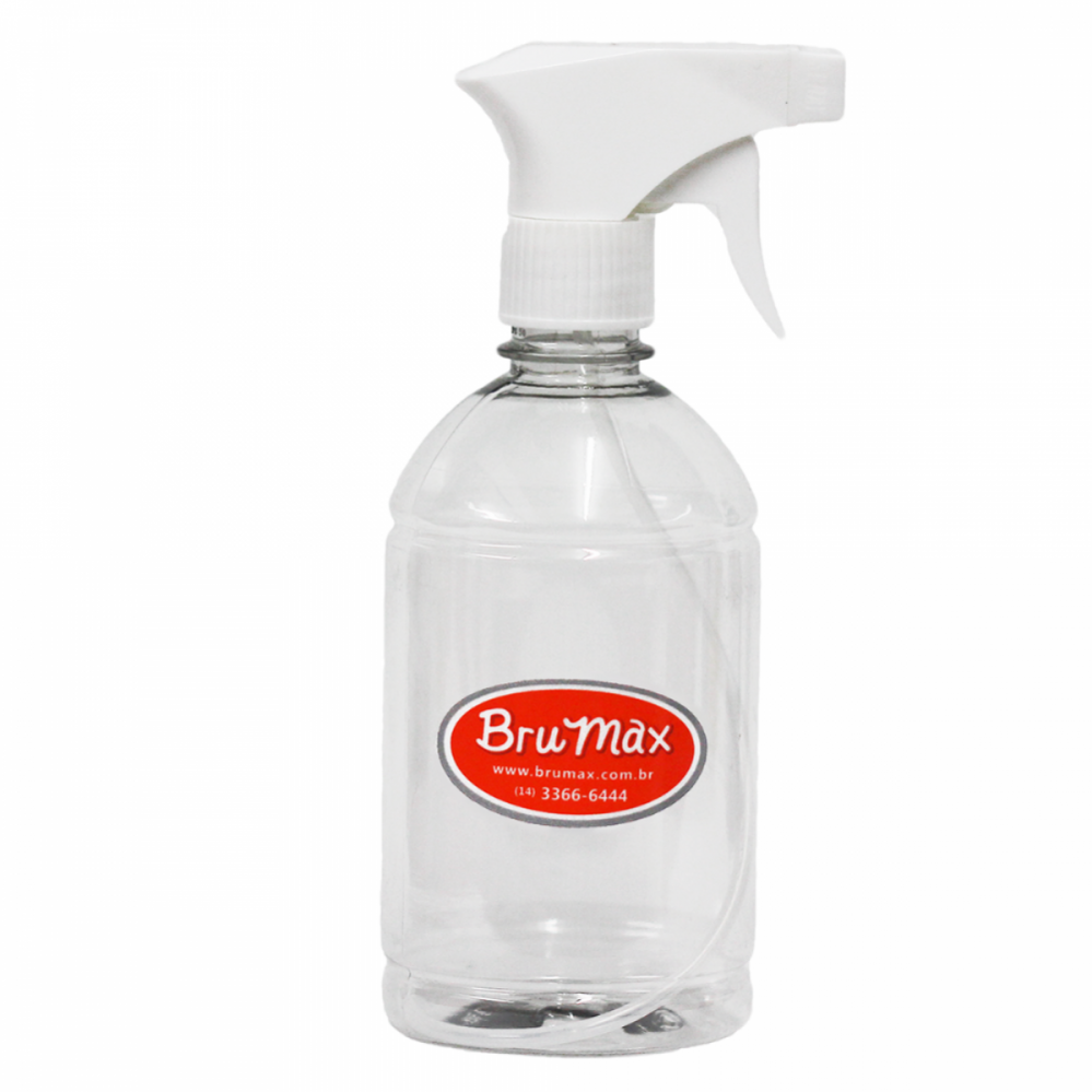 Borrifador Universal Transparente com Gatilho Pulverizador Spray 500ml