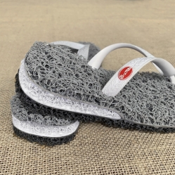 Chinelo Anti Stress Cinza com Amortecedor