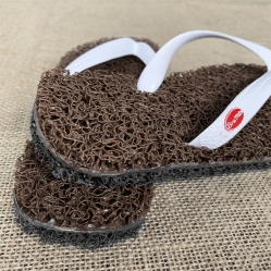 Chinelo Anti Stress Marrom com Amortecedor