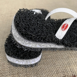 Chinelo Anti Stress Preto com Amortecedor