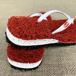 Chinelo Anti Stress Vermelho com Amortecedor
