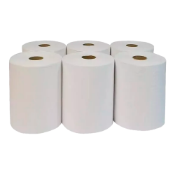 Papel Toalha Bobina 100% Celulose C/ 06 rolos